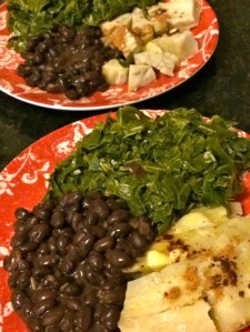 black beans dish